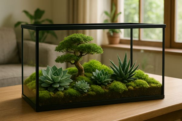 planten terrarium bonsai